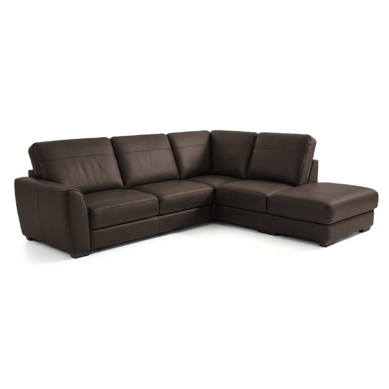 Winnington 2 Corner 1 Open End Chaise Leather Sofa