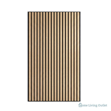 Wood Veneer Acoustic Half Wall Standard Slat Wall Panels - 3-Sided - 120cm x 60cm (3 Pack) – Maple