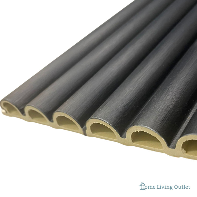 WPC Wall Panels - Fluted Wall Panels - 235cm x 16cm (15 Pack)