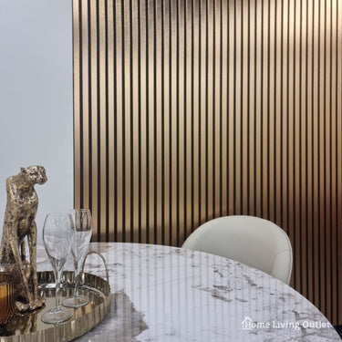 WPC Wall Panels - Wood Effect Slatted Wall Panels - 235cm x 15cm (14 Pack) – image 2