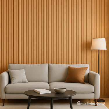 WPC Wall Panels - Wood Effect Wave Wall Panels - 235cm x 16cm (10 Pack) – image 2
