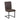 Wyatt Leather Effect Dining Chair - Brown – studio view 1