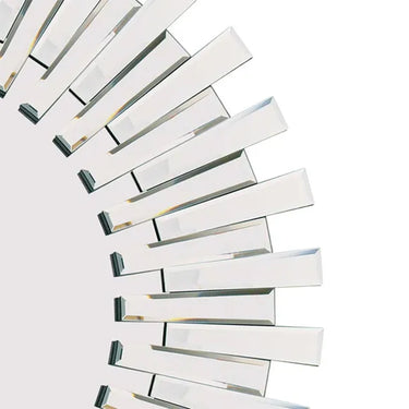 Bangles Mirror Circular Silver Designer Round Wall Hanging