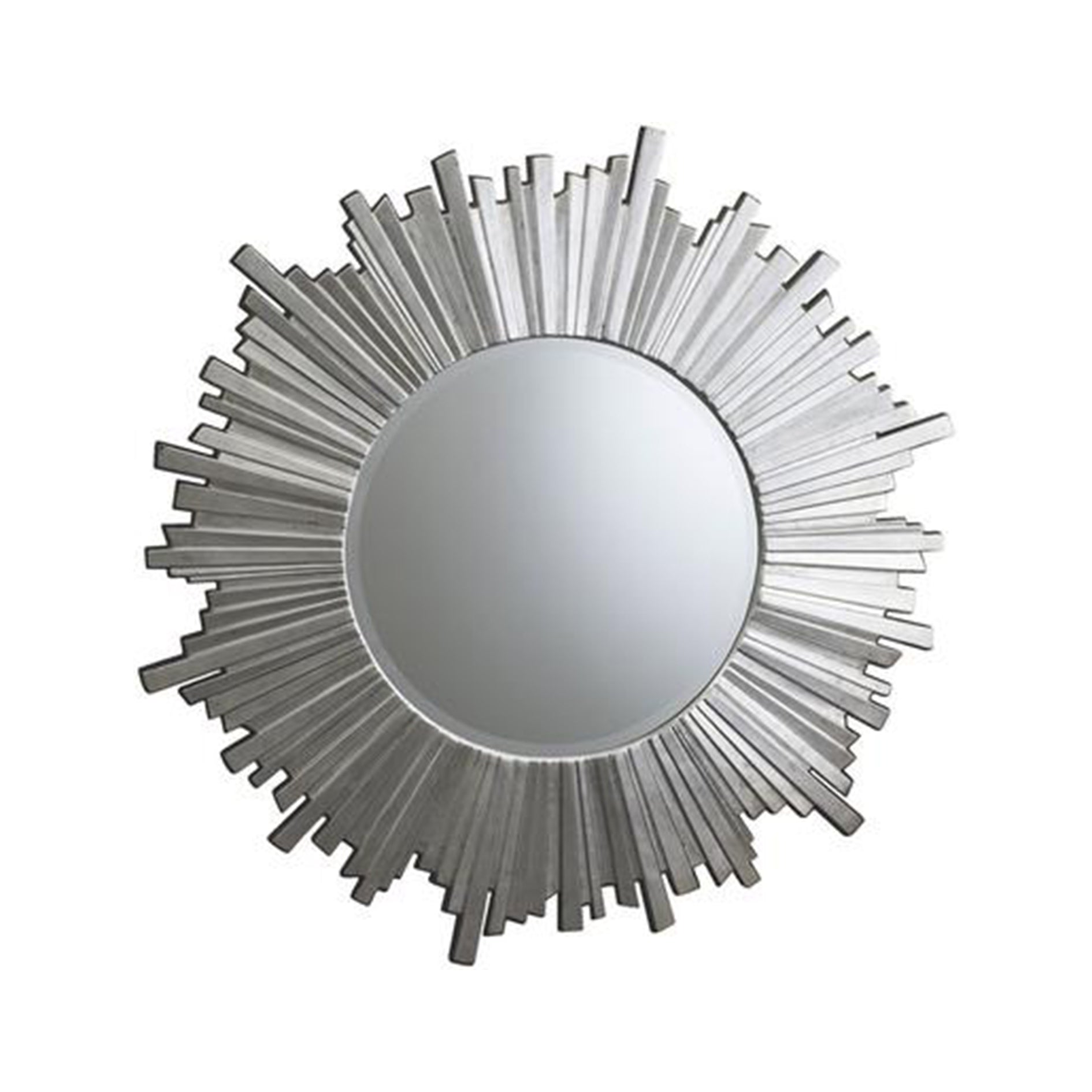 Marianne Mirror Circular Silver Designer Wall Hanging