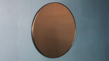 Sofology Renee Round Copper Wall Mirror