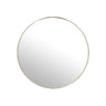 Sofology Renee Round Gold Wall Mirror